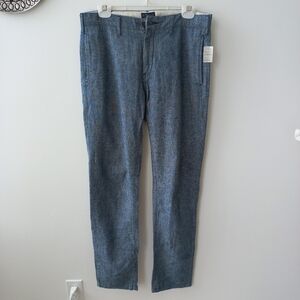 Levi Men's Blue Textured Pants Size 30x32 US